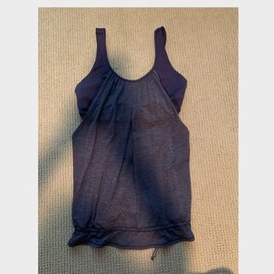 Lululemon tank top with built-in sports bra